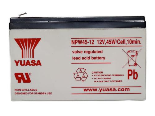 Yuasa NPW45-12 12V 45W 1,6V/10Min Akku Batterie AGM Blei Hochstrom wartungsfrei